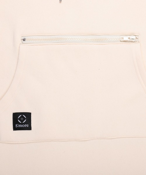 S'more(スモア)の「Double pocket sweatshirt dress (AW)(ワンピース・レディース・ホワイト/ブラウン・MEDIUM/LARGE/SMALL)」の15枚目の写真