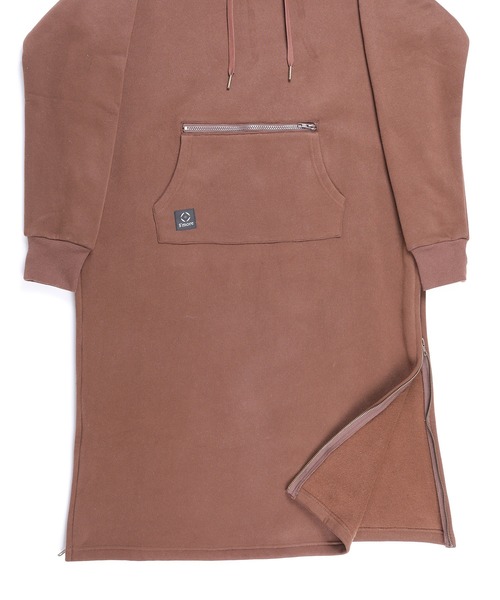 S'more(スモア)の「Double pocket sweatshirt dress (AW)(ワンピース・レディース・ホワイト/ブラウン・MEDIUM/LARGE/SMALL)」の11枚目の写真