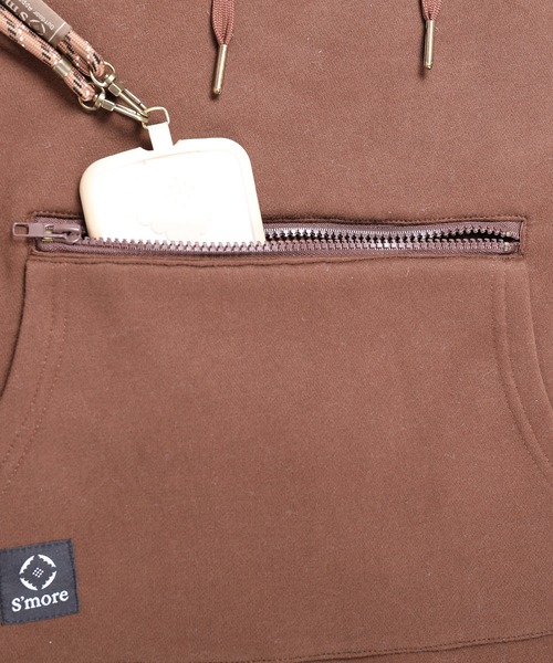 S'more(スモア)の「Double pocket sweatshirt dress (AW)(ワンピース・レディース・ホワイト/ブラウン・MEDIUM/LARGE/SMALL)」の7枚目の写真
