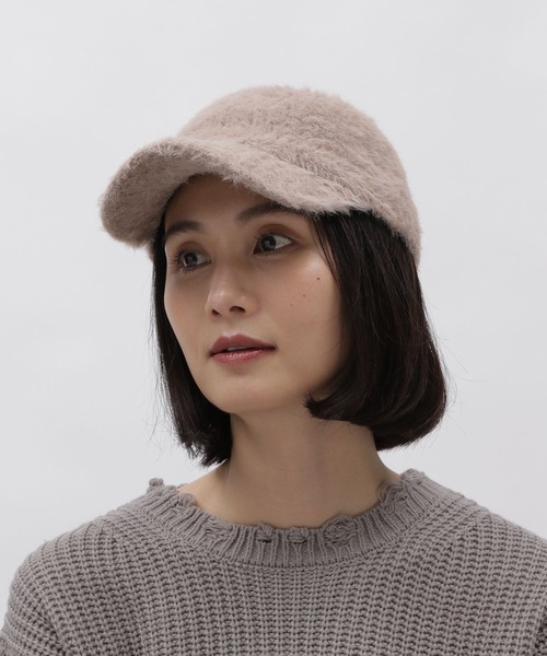 LAKOLE(ラコレ)の「フェイクファーサーモキャップ / 100116(キャップ・レディース・サンドグレー/ブラック/オフホワイト・FREE)」の3枚目の写真