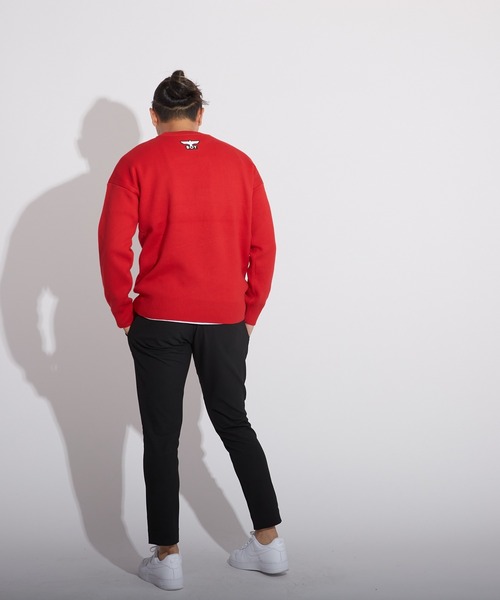 BOY LONDON(ボーイロンドン)の「【BOY LONDON】LOGO KNIT PULLOVER(ニット/セーター・メンズ・レッド・M/L/S)」の13枚目の写真