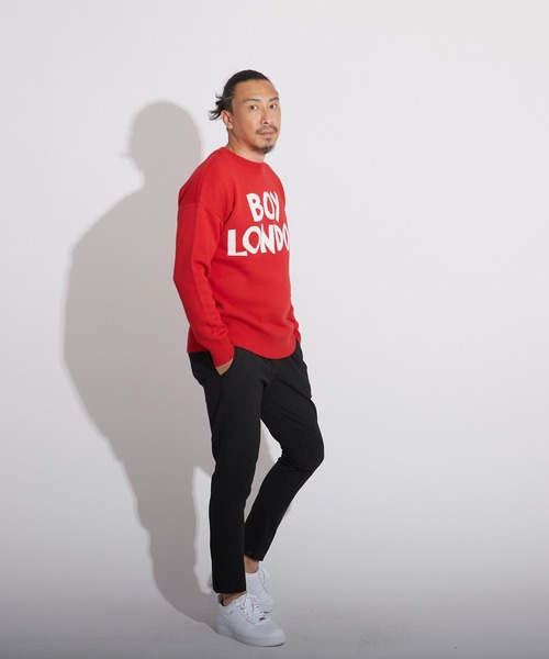BOY LONDON(ボーイロンドン)の「【BOY LONDON】LOGO KNIT PULLOVER(ニット/セーター・メンズ・レッド・M/L/S)」の14枚目の写真