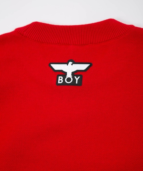 BOY LONDON(ボーイロンドン)の「【BOY LONDON】LOGO KNIT PULLOVER(ニット/セーター・メンズ・レッド・M/L/S)」の6枚目の写真