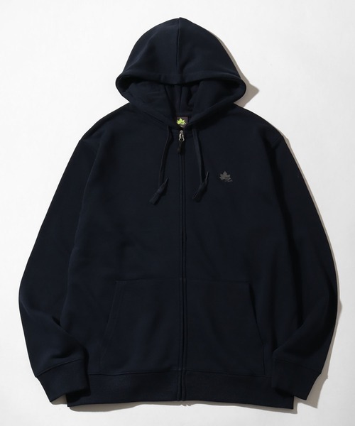 LOGOS park（ロゴスパーク）の「【LOGOS Park/ロゴスパーク】裏毛 ワンポイントロゴ ジップアップパーカー（パーカー・メンズ・オレンジ/マスタード/ネイビー/グレー/カーキ/ブラック・L/LL/M）」の4枚目の写真