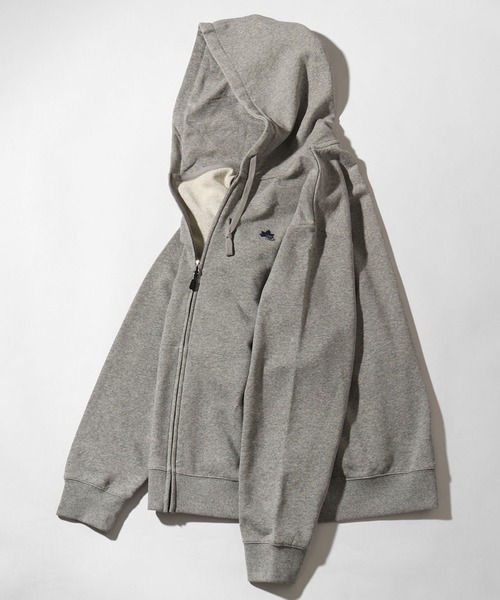 LOGOS park（ロゴスパーク）の「【LOGOS Park/ロゴスパーク】裏毛 ワンポイントロゴ ジップアップパーカー（パーカー・メンズ・オレンジ/マスタード/ネイビー/グレー/カーキ/ブラック・L/LL/M）」の18枚目の写真