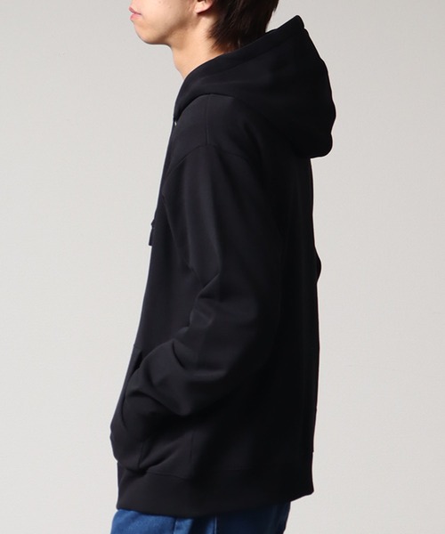 LOGOS park（ロゴスパーク）の「【LOGOS Park/ロゴスパーク】裏毛 ワンポイントロゴ ジップアップパーカー（パーカー・メンズ・オレンジ/マスタード/ネイビー/グレー/カーキ/ブラック・L/LL/M）」の16枚目の写真