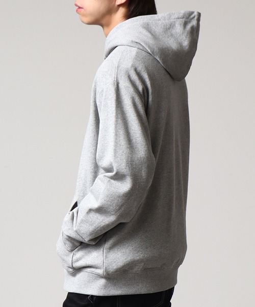 LOGOS park（ロゴスパーク）の「【LOGOS Park/ロゴスパーク】裏毛 ワンポイントロゴ ジップアップパーカー（パーカー・メンズ・オレンジ/マスタード/ネイビー/グレー/カーキ/ブラック・L/LL/M）」の12枚目の写真