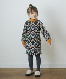 green label relaxing | TJ ニットフリース フェアアイル ワンピース 100cm-130cm(ワンピース)