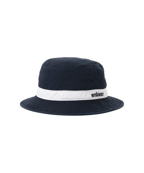 B:MING by BEAMS（ビーミングバイビームス）の「ambiance / Line Bucket Hat（ハット・メンズ・ネイビー/ベージュ・ONE SIZE）」の3枚目の写真