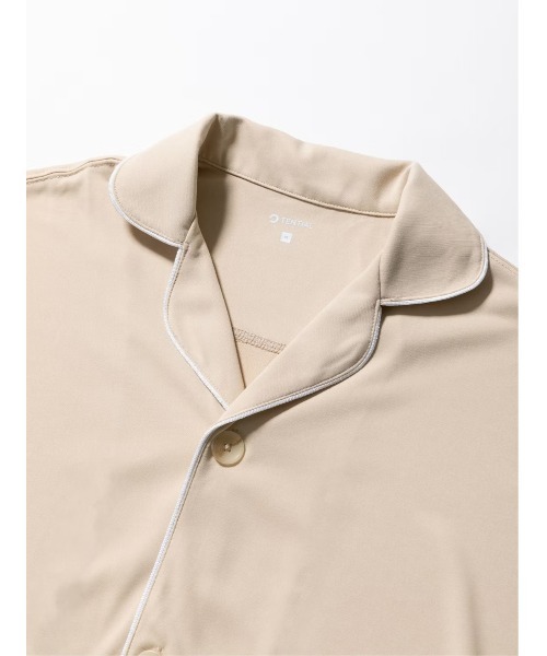 TENTIAL（テンシャル）の「BAKUNE RECOVERY WEAR Pajamas Long 上（ルームウェア/パジャマ・メンズ・ネイビー/ベージュ・L/M/S）」の5枚目の写真