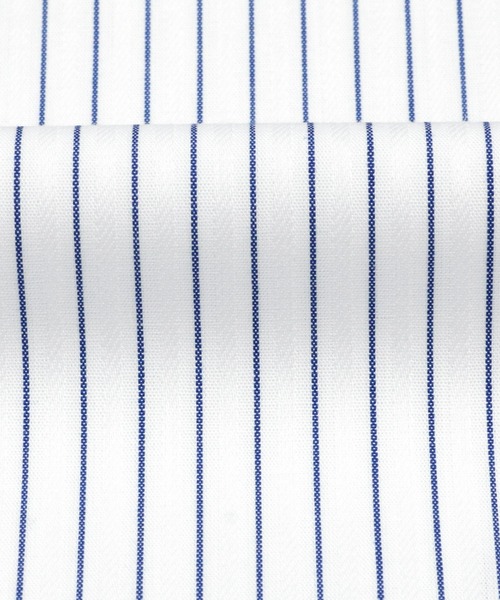 TOKYO SHIRTS（トウキョウシャツ）の「形態安定ノーアイロン ボタンダウン 長袖ビジネスワイシャツ（ビジネスシャツ・メンズ・ブルー・首回り39cm-裄丈80cm/首回り39cm-裄丈84cm/首回り41cm-裄丈82cm/首回り41cm-裄丈86cm/首回り42cm-裄丈82cm/首回り42cm-裄丈86cm/首回り43cm-裄丈82cm/首回り43cm-裄丈86cm/首回り37cm-裄丈80cm/首回り37cm-裄丈84cm）」の4枚目の写真