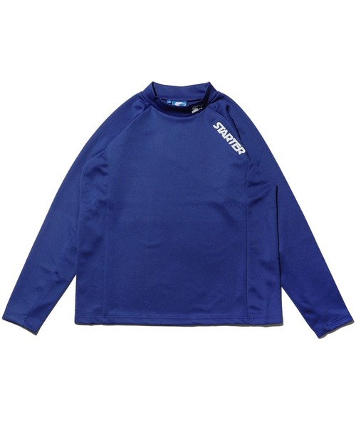 STARTER BLUE LABEL(スターターブルーレーベル)の「【STARTER GOLF】スターターゴルフ AQUATWIST(R)高伸縮ストレッチ カラフルモックネック長袖カットソー SG-123006(Tシャツ/カットソー・メンズ・レッド/ホワイト/ブラック/ピンク/カーキ/ブルー・M/S/L/XL/XS)」の4枚目の写真