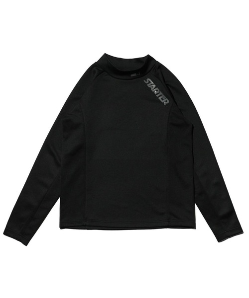STARTER BLUE LABEL(スターターブルーレーベル)の「【STARTER GOLF】スターターゴルフ AQUATWIST(R)高伸縮ストレッチ カラフルモックネック長袖カットソー SG-123006(Tシャツ/カットソー・メンズ・レッド/ホワイト/ブラック/ピンク/カーキ/ブルー・M/S/L/XL/XS)」の2枚目の写真
