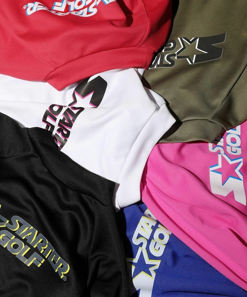STARTER BLUE LABEL(スターターブルーレーベル)の「【STARTER GOLF】スターターゴルフ AQUATWIST(R)高伸縮ストレッチ カラフルモックネック長袖カットソー SG-123006(Tシャツ/カットソー・メンズ・レッド/ホワイト/ブラック/ピンク/カーキ/ブルー・M/S/L/XL/XS)」の7枚目の写真