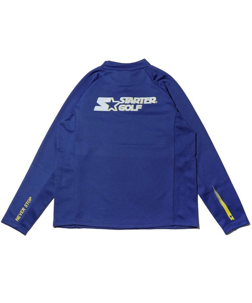 STARTER BLUE LABEL(スターターブルーレーベル)の「【STARTER GOLF】スターターゴルフ AQUATWIST(R)高伸縮ストレッチ カラフルモックネック長袖カットソー SG-123006(Tシャツ/カットソー・メンズ・レッド/ホワイト/ブラック/ピンク/カーキ/ブルー・M/S/L/XL/XS)」の13枚目の写真