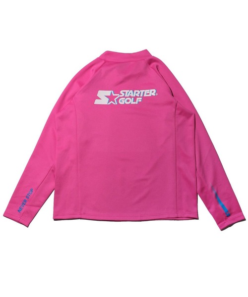STARTER BLUE LABEL(スターターブルーレーベル)の「【STARTER GOLF】スターターゴルフ AQUATWIST(R)高伸縮ストレッチ カラフルモックネック長袖カットソー SG-123006(Tシャツ/カットソー・メンズ・レッド/ホワイト/ブラック/ピンク/カーキ/ブルー・M/S/L/XL/XS)」の14枚目の写真