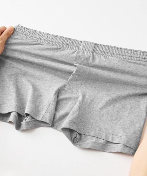 GUNZE（グンゼ）の「GUNZE BASIC/グンゼベーシック　ニットトランクス　3枚組（トランクス・メンズ・杢グレー/ブラック・MEDIUM/LARGE/X-LARGE）」の10枚目の写真