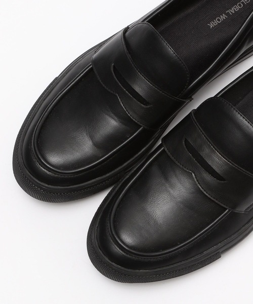 GLOBAL WORK（グローバルワーク）の「らくっションプレーントゥスニーカー/993771（ローファー・メンズ・その他/ブラック/ブラック系その他2/ブラック系その他3/グレー系その他/ブラック系その他4/ブラック系その他5・MEDIUM/LARGE/SMALL）」の12枚目の写真