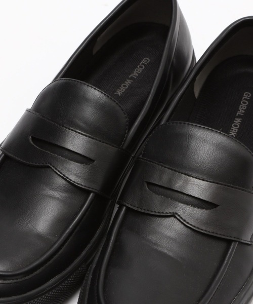 GLOBAL WORK（グローバルワーク）の「らくっションプレーントゥスニーカー/993771（ローファー・メンズ・その他/ブラック/ブラック系その他2/ブラック系その他3/グレー系その他/ブラック系その他4/ブラック系その他5・MEDIUM/LARGE/SMALL）」の13枚目の写真