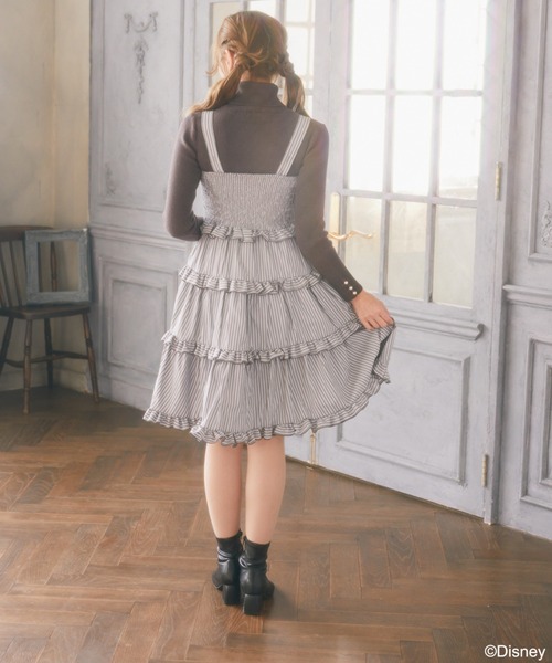 Disney（ディズニー）の「ベルリオーズ/フリルティアードワンピース（ワンピース・レディース・グレー系その他2・FREE）」の4枚目の写真