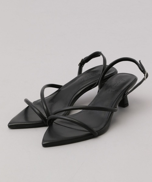 A part by（アパートバイ）の「ポインテッドヒールサンダル（サンダル・レディース・アイボリー/ブラック/ブラウン・MEDIUM/LARGE）」の9枚目の写真