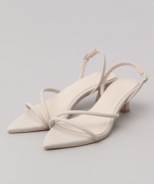 A part by（アパートバイ）の「ポインテッドヒールサンダル（サンダル・レディース・アイボリー/ブラック/ブラウン・MEDIUM/LARGE）」の10枚目の写真