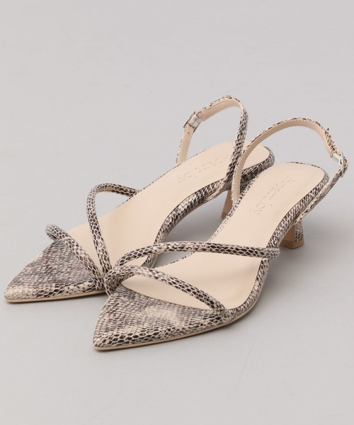 A part by（アパートバイ）の「ポインテッドヒールサンダル（サンダル・レディース・アイボリー/ブラック/ブラウン・MEDIUM/LARGE）」の11枚目の写真