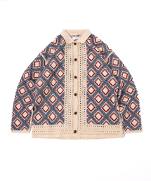 417 EDIFICE | クロシェニット ポロカーディガン(カーディガン/ボレロ)