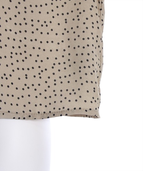 clear（クリア）の「≪再入荷≫リボン付きドットブラウス［大人 カジュアル 着回し力抜群］（シャツ/ブラウス・レディース・ベージュ/ブラック/オフホワイト・F）」の11枚目の写真