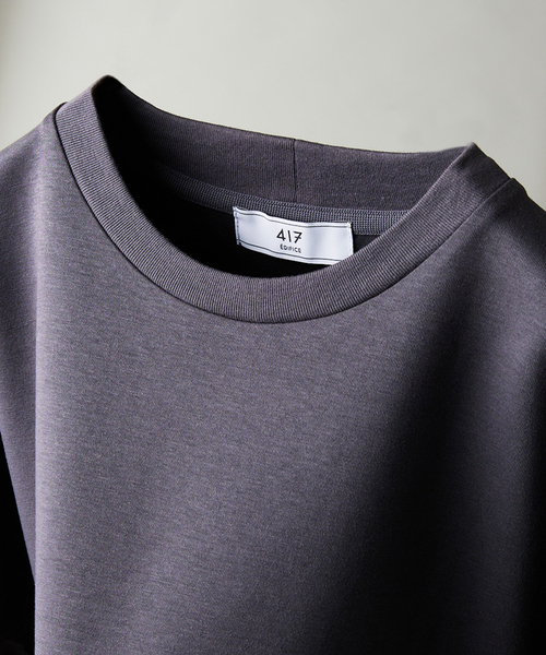 417 EDIFICE（フォーワンセブンエディフィス）の「”接触冷感＆速乾” utility/ユーティリティEVERYDAY Tシャツ（Tシャツ/カットソー・メンズ・ホワイト/ブラック/ブルー/チャコールグレー・SMALL/MEDIUM/LARGE/X-LARGE）」の8枚目の写真