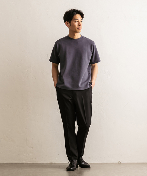 417 EDIFICE（フォーワンセブンエディフィス）の「”接触冷感＆速乾” utility/ユーティリティEVERYDAY Tシャツ（Tシャツ/カットソー・メンズ・ホワイト/ブラック/ブルー/チャコールグレー・SMALL/MEDIUM/LARGE/X-LARGE）」の21枚目の写真