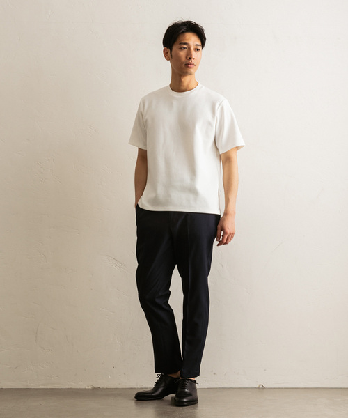 417 EDIFICE（フォーワンセブンエディフィス）の「”接触冷感＆速乾” utility/ユーティリティEVERYDAY Tシャツ（Tシャツ/カットソー・メンズ・ホワイト/ブラック/ブルー/チャコールグレー・SMALL/MEDIUM/LARGE/X-LARGE）」の22枚目の写真