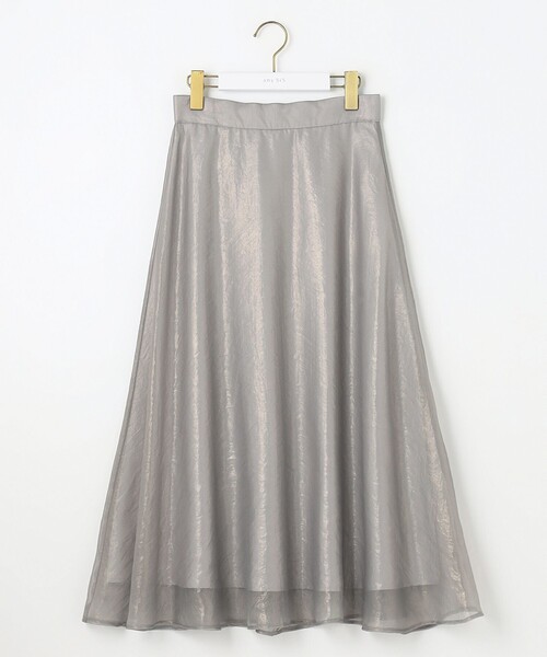 ANY SIS(エニィスィス)の「箔ヴィンテージライクシフォン スカート(スカート・レディース・ライトグレー系/ピンク系・1/3/2)」の10枚目の写真