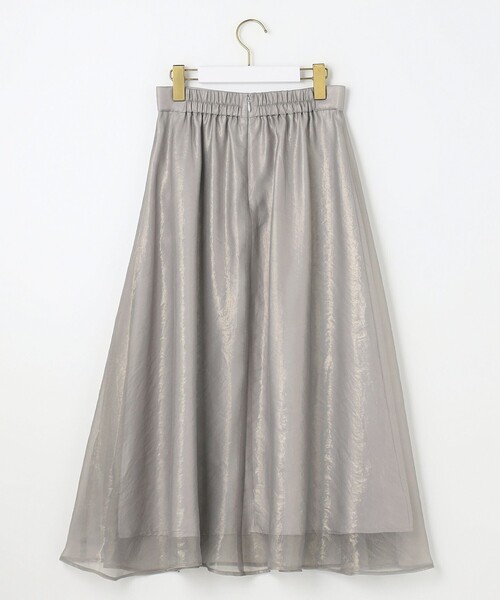 ANY SIS(エニィスィス)の「箔ヴィンテージライクシフォン スカート(スカート・レディース・ライトグレー系/ピンク系・1/3/2)」の11枚目の写真