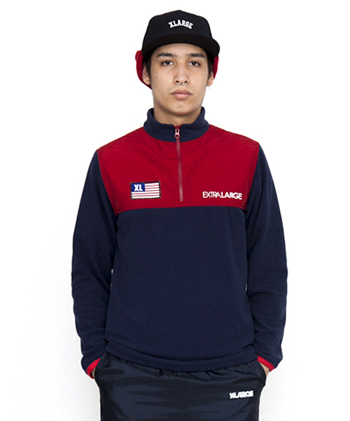XLARGE(エクストララージ)の「FLEECE HALF ZIP PULLOVER(その他トップス・メンズ・ブラック/ネイビー・SMALL/X-LARGE/MEDIUM/LARGE)」の11枚目の写真