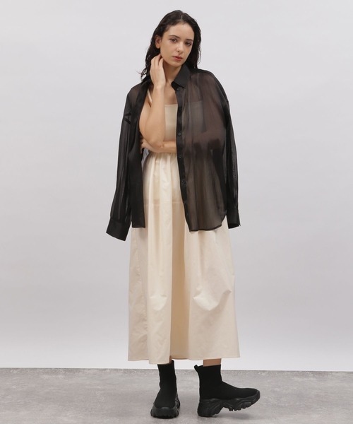 LAKOLE（ラコレ）の「ベアキャミワンピース / 106414（ワンピース・レディース・アイボリー/ネイビー・MEDIUM/SMALL）」の15枚目の写真