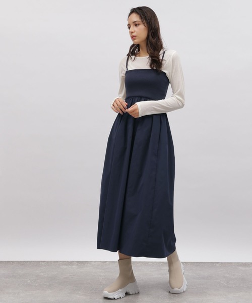 LAKOLE（ラコレ）の「ベアキャミワンピース / 106414（ワンピース・レディース・アイボリー/ネイビー・MEDIUM/SMALL）」の20枚目の写真