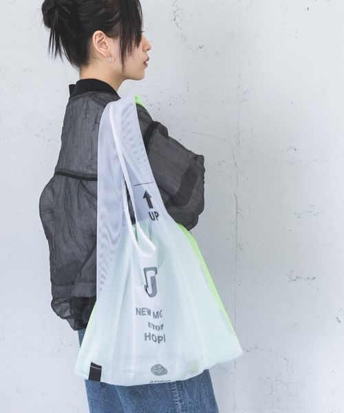 JEANASIS(ジーナシス)の「アソートメッシュトートBAG/113234(トートバッグ・レディース・ホワイト系その他/ブラック系その他/グレー系その他・FREE)」の1枚目の写真