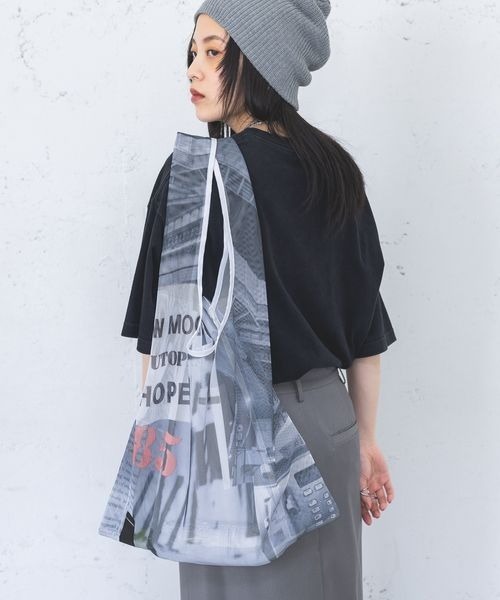 JEANASIS(ジーナシス)の「アソートメッシュトートBAG/113234(トートバッグ・レディース・ホワイト系その他/ブラック系その他/グレー系その他・FREE)」の3枚目の写真