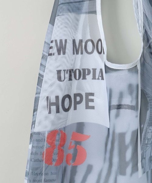 JEANASIS(ジーナシス)の「アソートメッシュトートBAG/113234(トートバッグ・レディース・ホワイト系その他/ブラック系その他/グレー系その他・FREE)」の16枚目の写真