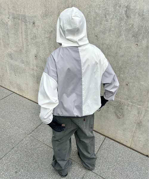 WHO'S WHO gallery（フーズフーギャラリー）の「【KOOKY'N/クーキー】BRONXナイロンパーカー（ナイロンジャケット・メンズ・ホワイト/ライトグレー/ホワイト系その他/ブラック・FREE）」の20枚目の写真