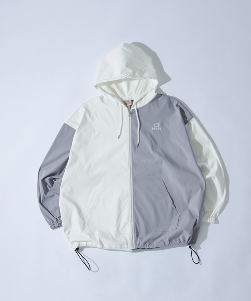 WHO'S WHO gallery（フーズフーギャラリー）の「【KOOKY'N/クーキー】BRONXナイロンパーカー（ナイロンジャケット・メンズ・ホワイト/ライトグレー/ホワイト系その他/ブラック・FREE）」の5枚目の写真