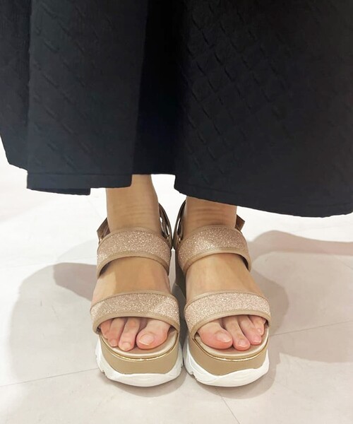 セール】キラキラ厚底スポサン 24SS（サンダル）｜ESPERANZA