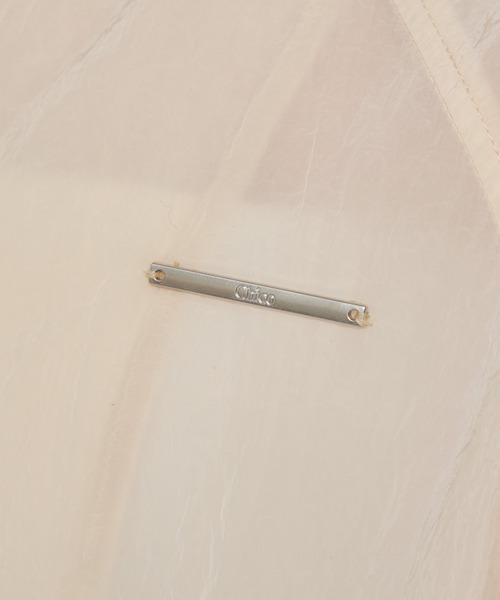 Chico（チコ）の「【2024SS】ナイロンシアーロングブルゾン（モッズコート・レディース・グレー/ホワイト/ライトベージュ・FREE）」の13枚目の写真