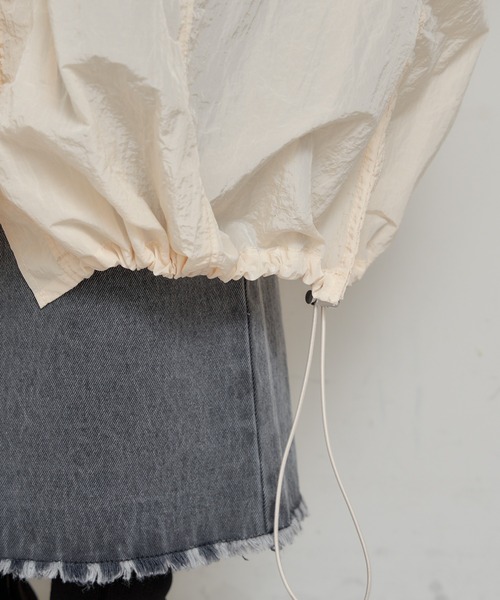 2024SS】ナイロンシアーロングブルゾン（モッズコート）｜Chico