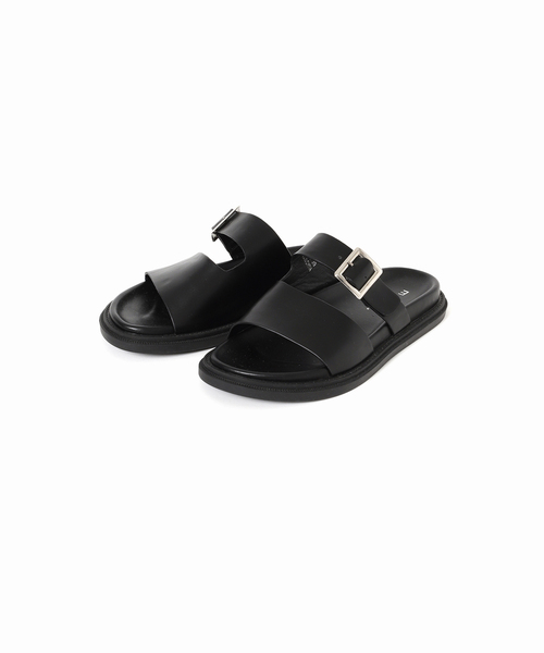 MOHI（モヒ）の「【MOHI / モヒ】ベルトサンダル（サンダル・レディース・ホワイト×ホワイト/ブラック・39/38/37/36）」の5枚目の写真