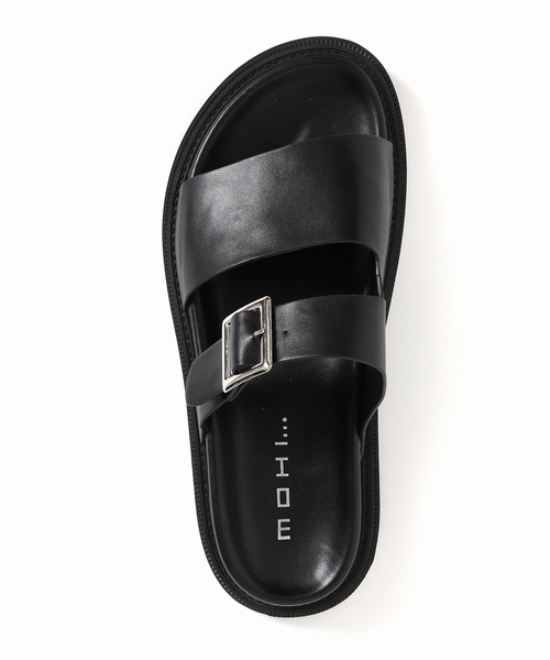 MOHI（モヒ）の「【MOHI / モヒ】ベルトサンダル（サンダル・レディース・ホワイト×ホワイト/ブラック・39/38/37/36）」の9枚目の写真