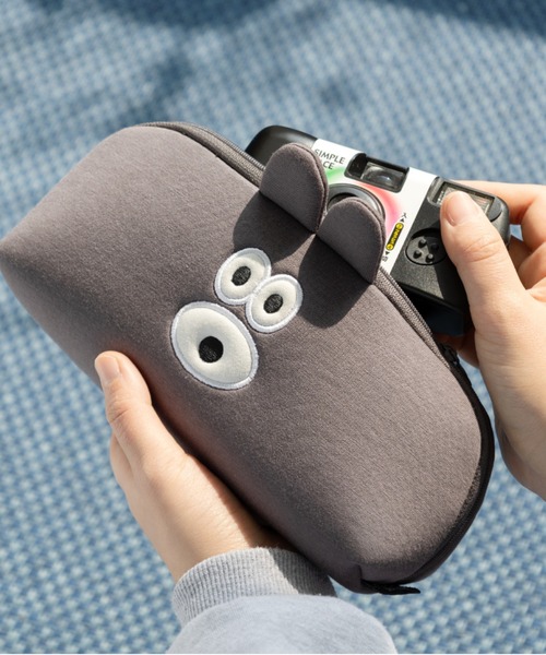 Brunch Brother(ブランチブラザー)の「ブランチブラザー ペンケース 筆箱(ステーショナリー・レディース・アイボリー/グレー・FREE)」の1枚目の写真