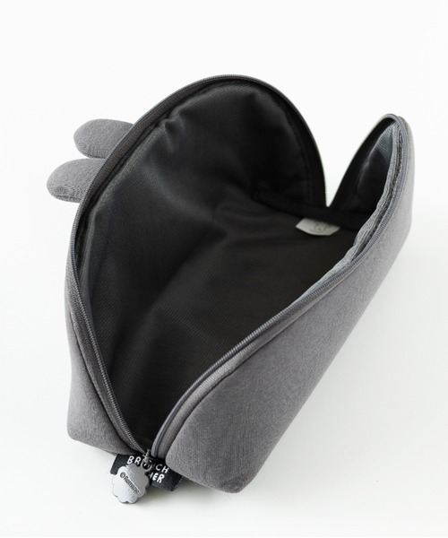 Brunch Brother(ブランチブラザー)の「ブランチブラザー ペンケース 筆箱(ステーショナリー・レディース・アイボリー/グレー・FREE)」の7枚目の写真