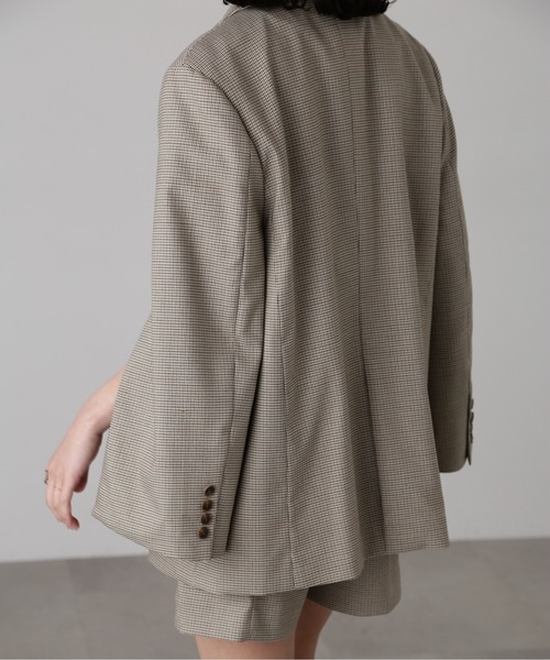 FREE'S MART（フリーズマート）の「［セットアップ対応］2WAYオーバーサイズジャケット（テーラードジャケット・レディース・ベージュ/グレー/ブラウン系その他/ホワイト系その他・SMALL/MEDIUM）」の11枚目の写真